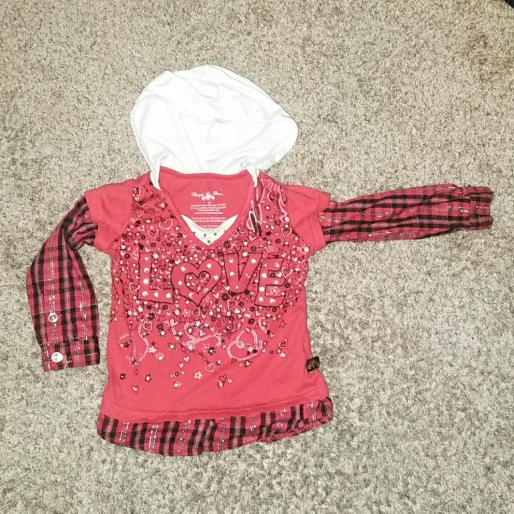 Royal Buzz 2T hooded long sleeve shirt